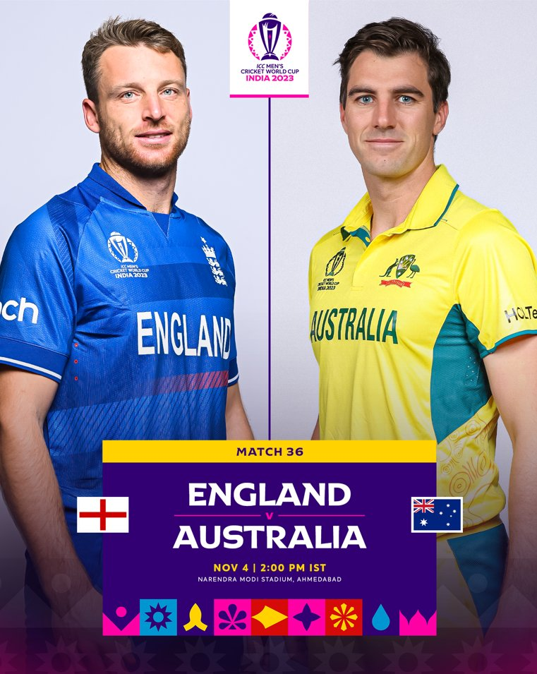 ICC Cricket World Cup 2023: England VS&nbsp;Australia: