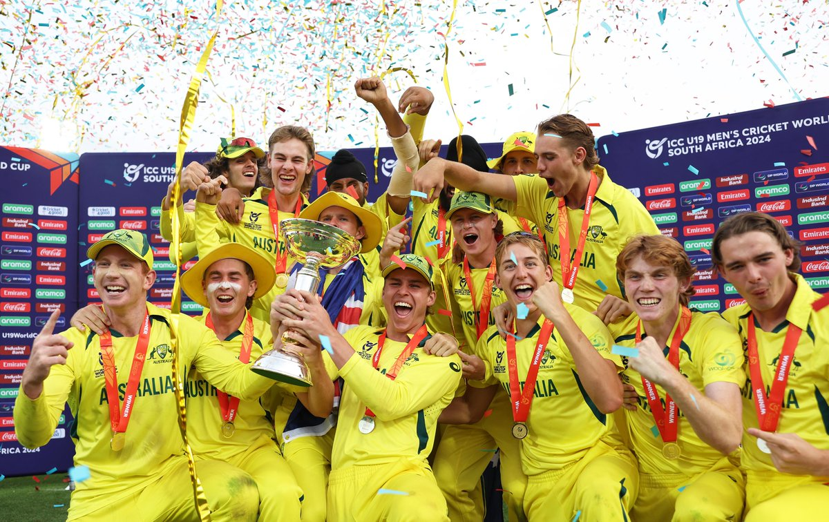 Congratulations To The U19 Australian Cricket Team On Clinching Their 4th U19 ICC Men’s Cricket World&nbsp;Cup!